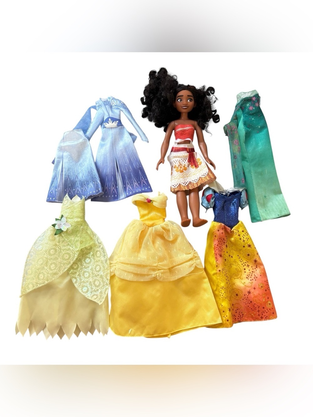 3/$15 Bundle of Disney Princess Barbie doll size dresses